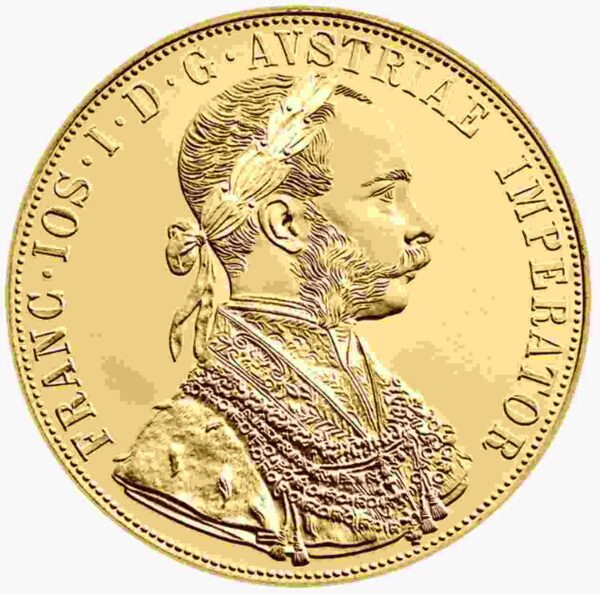 Austria - 4 Dukaty - Czworak 13,76 g Złota