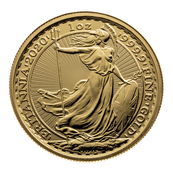 Britannia 1 oz złota Królewska Mennica Brytyjska