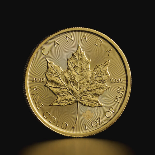 Złoty Kanadyjski Liść Klonu 1 oz złota