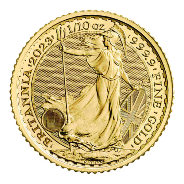 Britannia 1/10 uncji Złota 2023